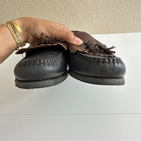 Allen Edmonds Men's Nashua Tassel Loafers in Black Brown Colors Narrow Fit sz 11 - Picture 14 of 15